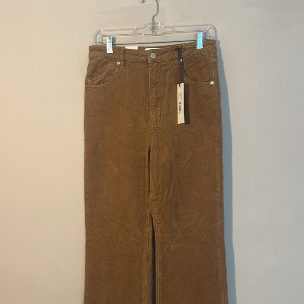 $160 NWT Rollas High Rise slim Bootcut Tobacco Cords women size 31 - Picture 4 of 7